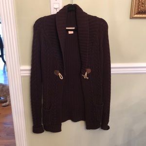 Sweet Romeo toggle closure knit sweater